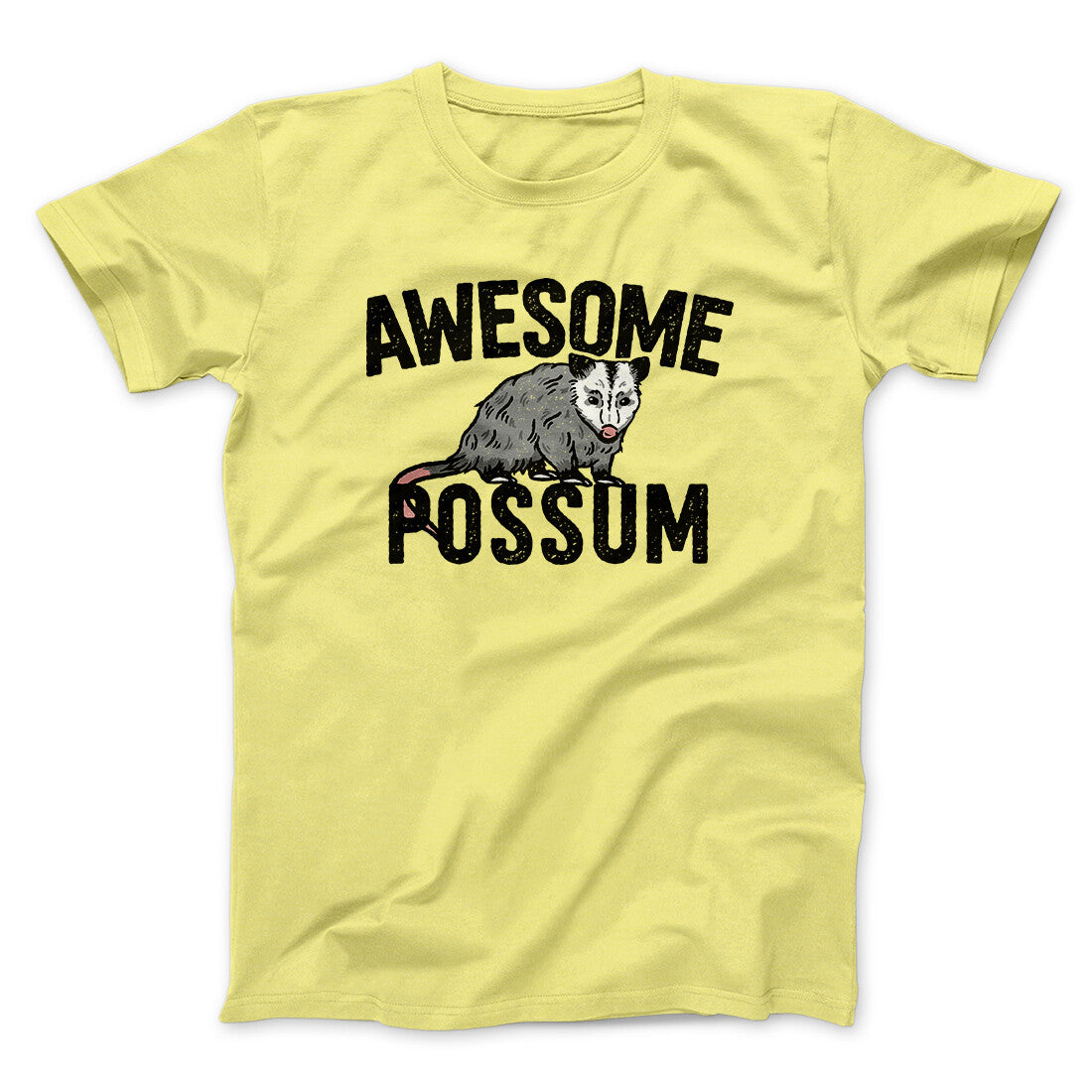 Awesome Possum Funny Men/Unisex T-Shirt | Funny Shirt from Famous In Real Life