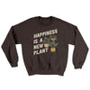 Happiness Is A New Plant Ugly Sweater Dark Chocolate | Funny Shirt from Famous In Real Life