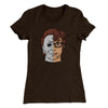 Michael Myers Women's T-Shirt Dark Chocolate | Funny Shirt from Famous In Real Life