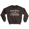Saint Helen Of The Blessed Shroud Orphanage Ugly Sweater Dark Chocolate | Funny Shirt from Famous In Real Life