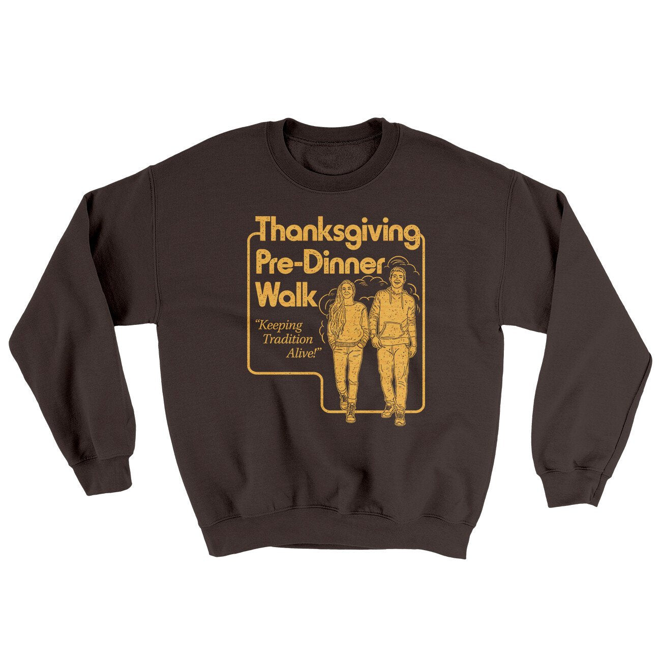 Thanksgiving Pre-Dinner Walk Ugly Sweater | Funny Shirt from Famous In Real Life