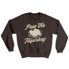 Pass The Tofurkey Ugly Sweater Dark Chocolate | Funny Shirt from Famous In Real Life