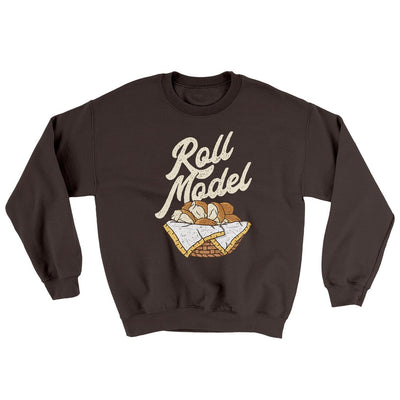 Roll Model Ugly Sweater Dark Chocolate | Funny Shirt from Famous In Real Life