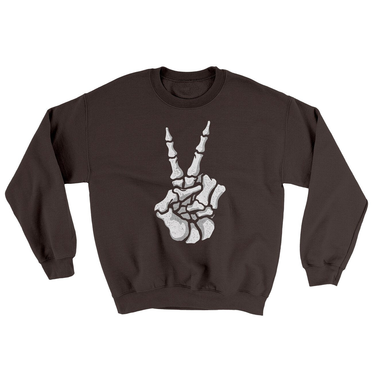 Peace Skeleton Hand Ugly Sweater | Funny Shirt from Famous In Real Life