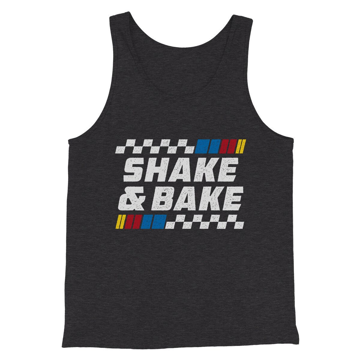 Shake And Bake Funny Movie Men/Unisex Tank Top Dark Grey Heather | Funny Shirt from Famous In Real Life