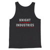 Knight Industries Men/Unisex Tank Top Dark Grey Heather | Funny Shirt from Famous In Real Life