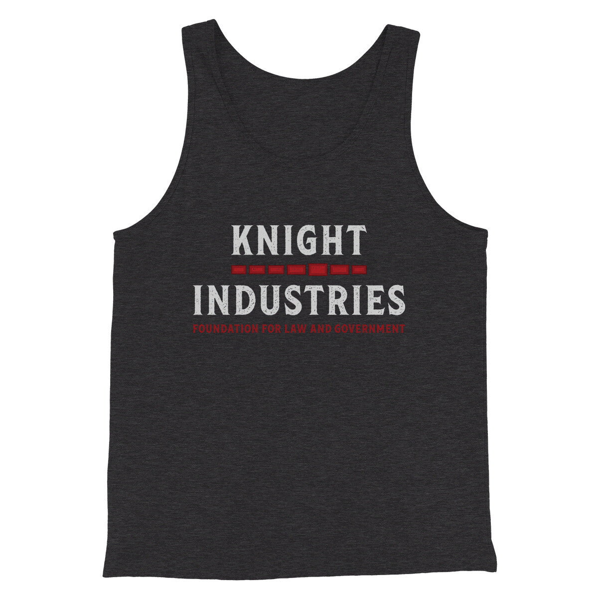 Knight Industries Men/Unisex Tank Top | Funny Shirt from Famous In Real Life