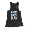 Matzo Matzo Man Women's Flowey Racerback Tank Top Dark Grey Heather | Funny Shirt from Famous In Real Life