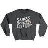 Santa’s Cool List Ugly Sweater Dark Heather | Funny Shirt from Famous In Real Life