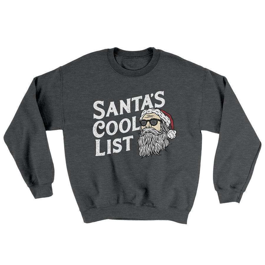 Santa’s Cool List Ugly Sweater | Funny Shirt from Famous In Real Life