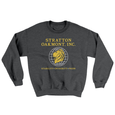 Stratton Oakmont Inc Ugly Sweater Dark Heather | Funny Shirt from Famous In Real Life