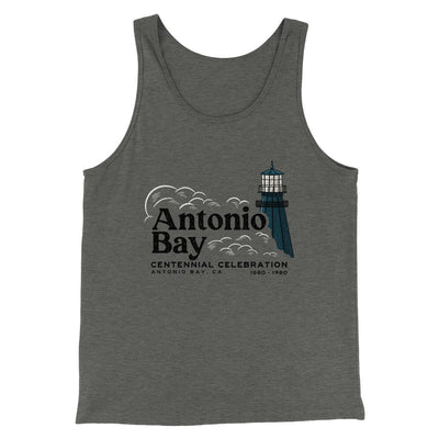 Antonio Bay Centennial Men/Unisex Tank Top Deep Heather | Funny Shirt from Famous In Real Life
