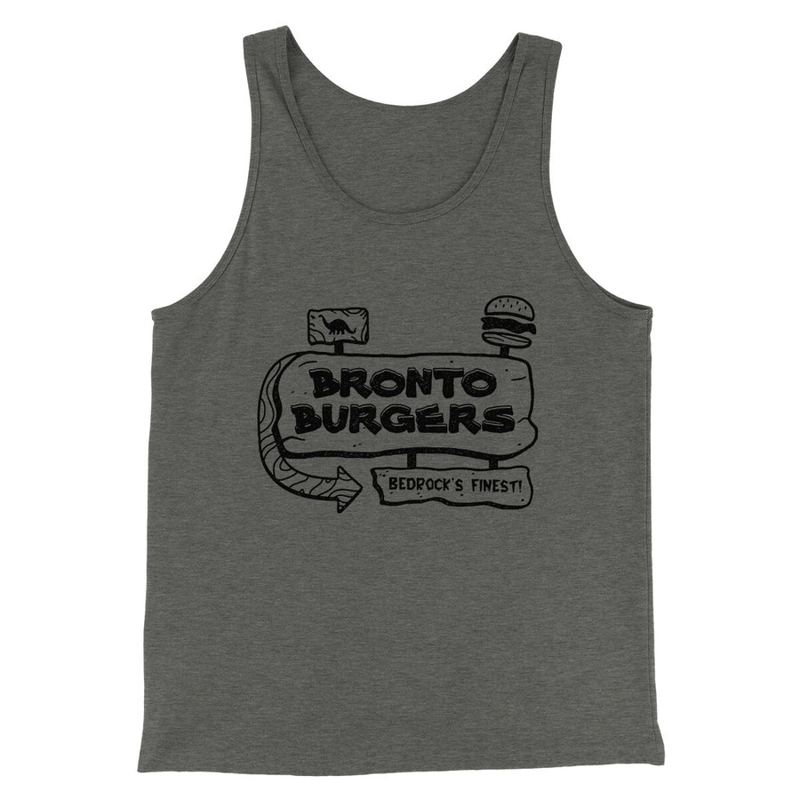 Bronto Burgers Men/Unisex Tank Top | Funny Shirt from Famous In Real Life