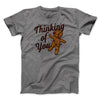 Thinking Of You Men/Unisex T-Shirt Deep Heather | Funny Shirt from Famous In Real Life