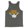 Nap Champ Funny Thanksgiving Men/Unisex Tank Top Deep Heather | Funny Shirt from Famous In Real Life