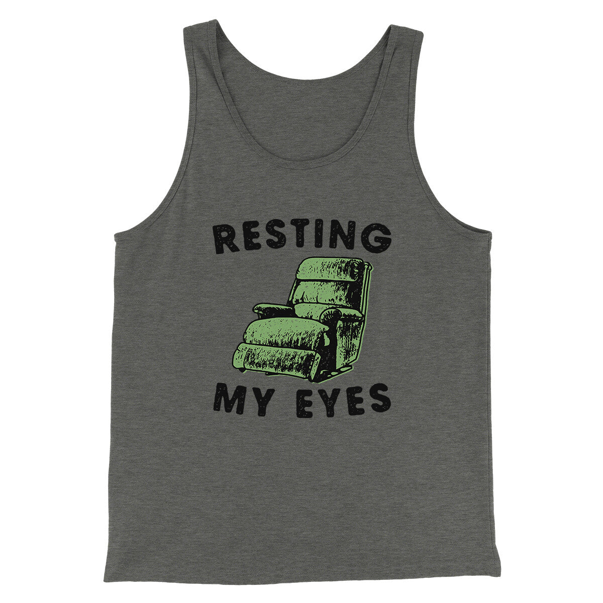 Resting My Eyes Funny Men/Unisex Tank Top | Funny Shirt from Famous In Real Life