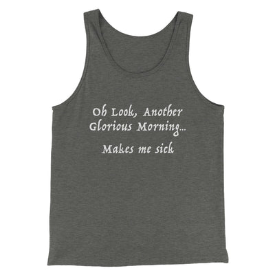 Another Glorious Morning Funny Movie Men/Unisex Tank Top Deep Heather | Funny Shirt from Famous In Real Life