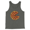 Pizza Slice Couple's Shirt Men/Unisex Tank Top Deep Heather | Funny Shirt from Famous In Real Life