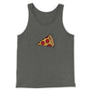 Pizza Slice Couple's Shirt Men/Unisex Tank Top Deep Heather | Funny Shirt from Famous In Real Life