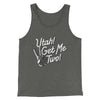 Utah Get Me Two Funny Movie Men/Unisex Tank Top Deep Heather | Funny Shirt from Famous In Real Life