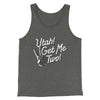 Utah Get Me Two Funny Movie Men/Unisex Tank Top Deep Heather | Funny Shirt from Famous In Real Life