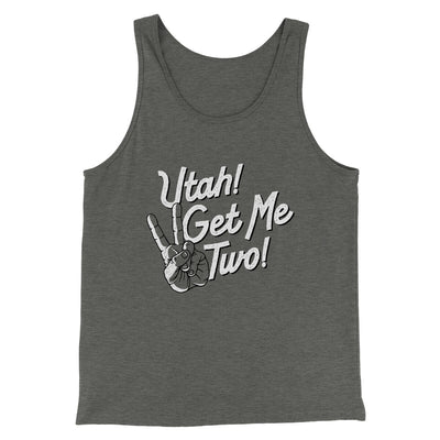Utah Get Me Two Funny Movie Men/Unisex Tank Top Deep Heather | Funny Shirt from Famous In Real Life