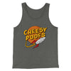 Cheesy Poofs Men/Unisex Tank Top Deep Heather | Funny Shirt from Famous In Real Life