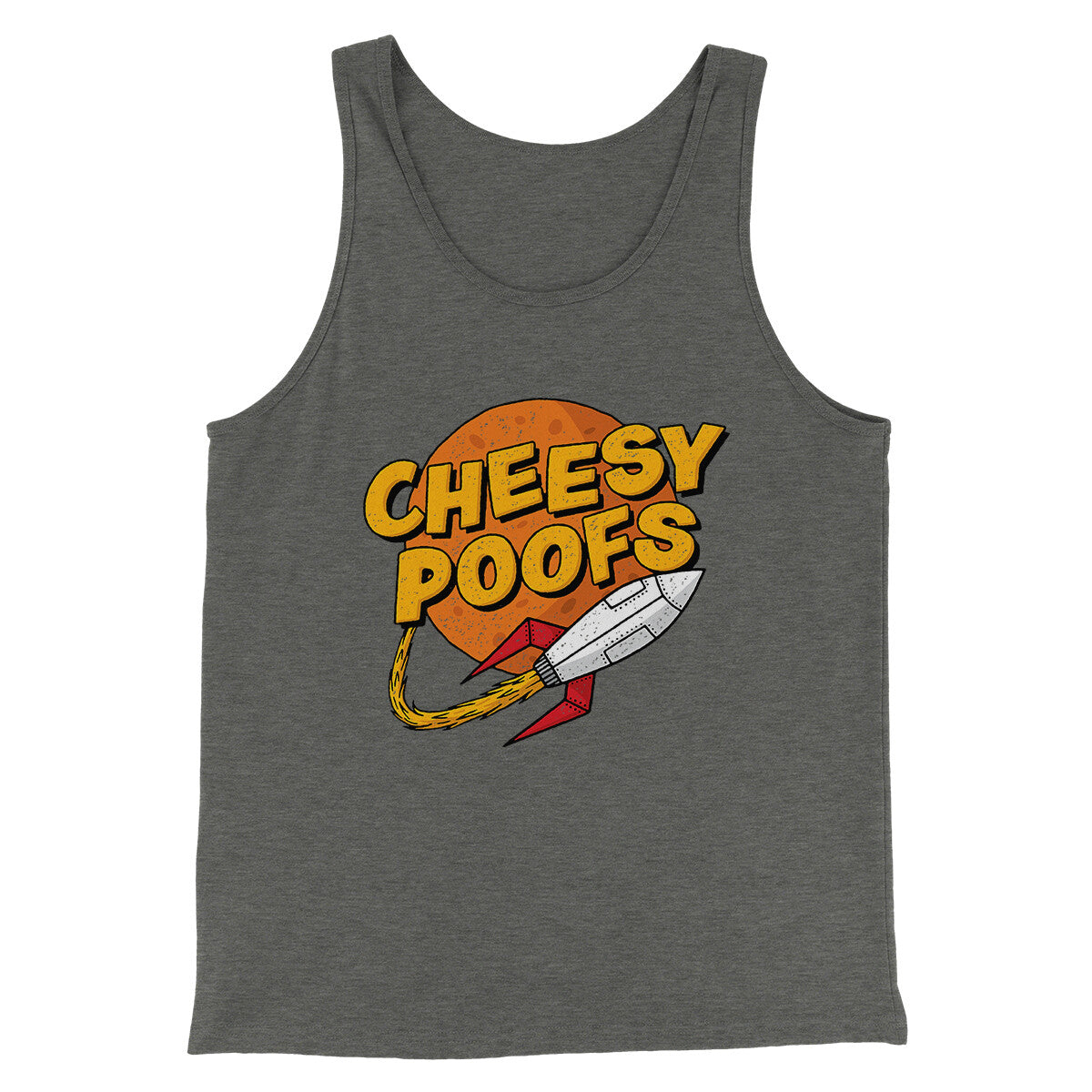Cheesy Poofs Men/Unisex Tank Top | Funny Shirt from Famous In Real Life