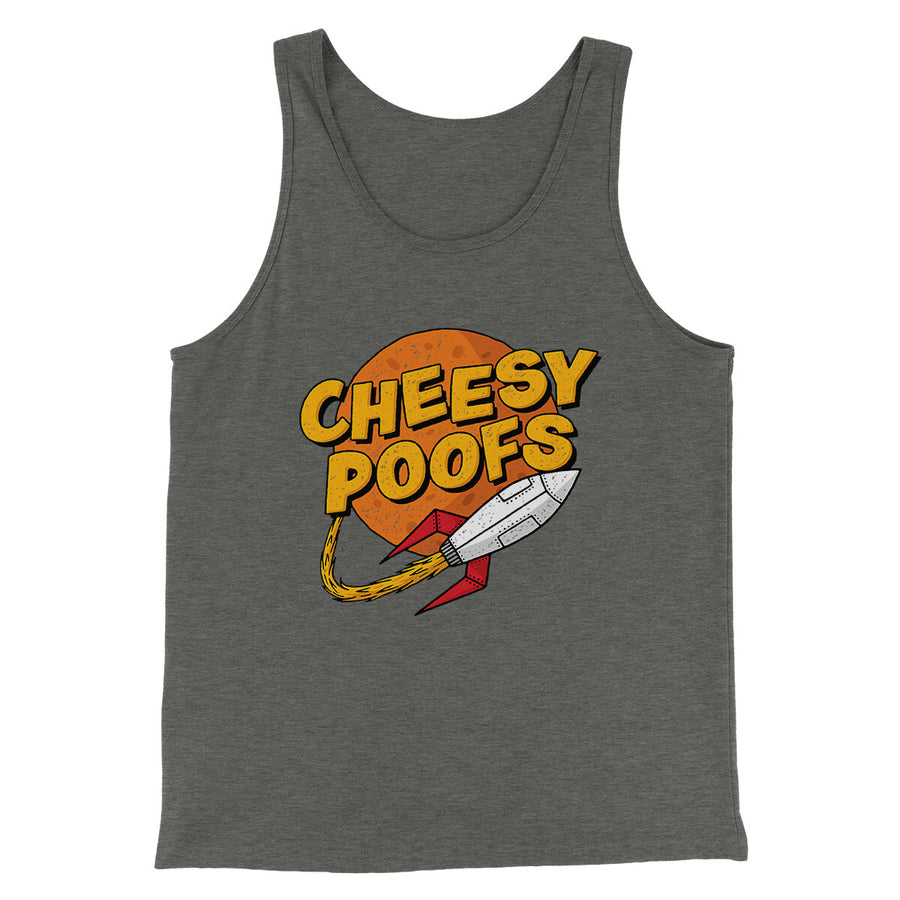 Cheesy Poofs Men/Unisex Tank Top | Funny Shirt from Famous In Real Life
