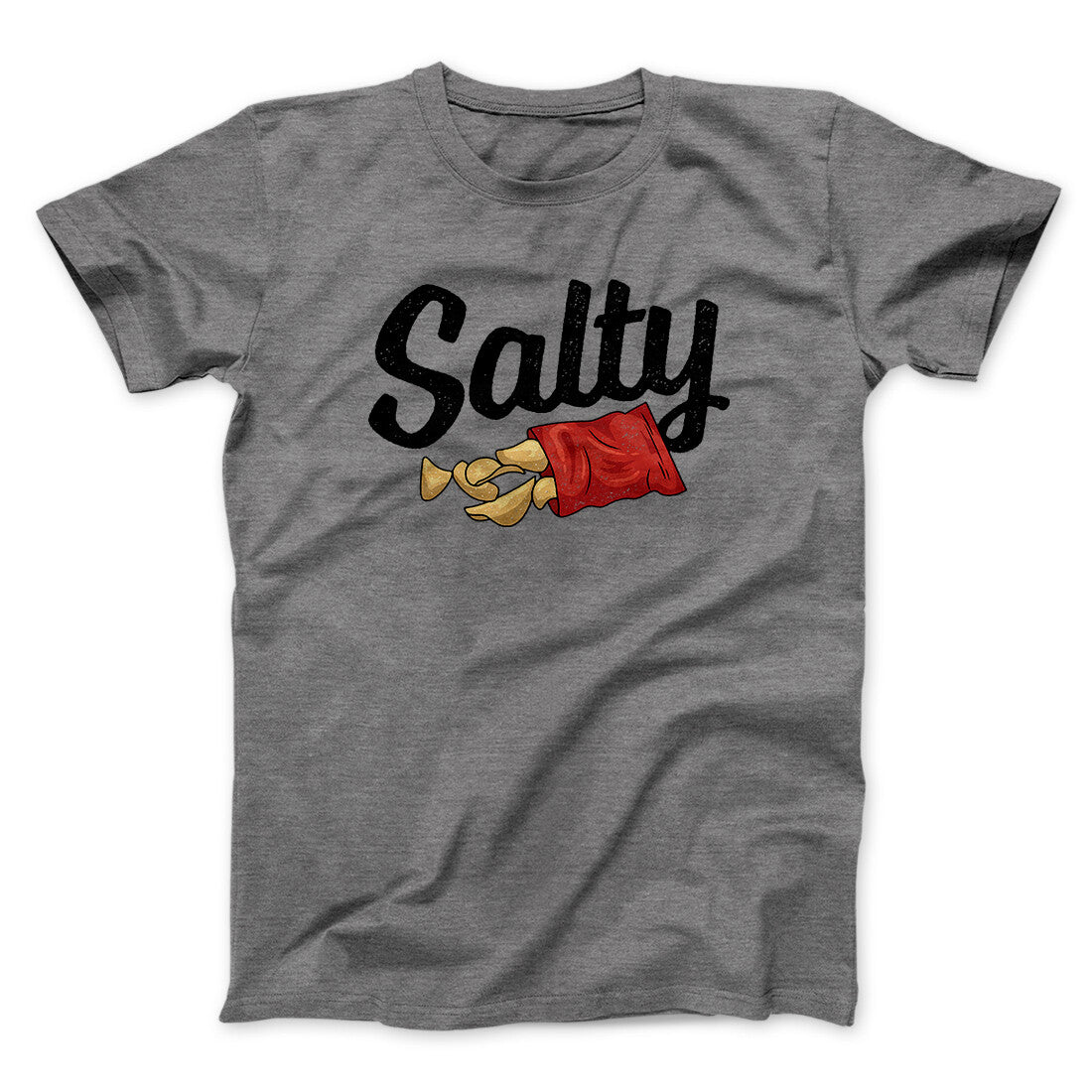 Salty Chips Funny Men/Unisex T-Shirt | Funny Shirt from Famous In Real Life