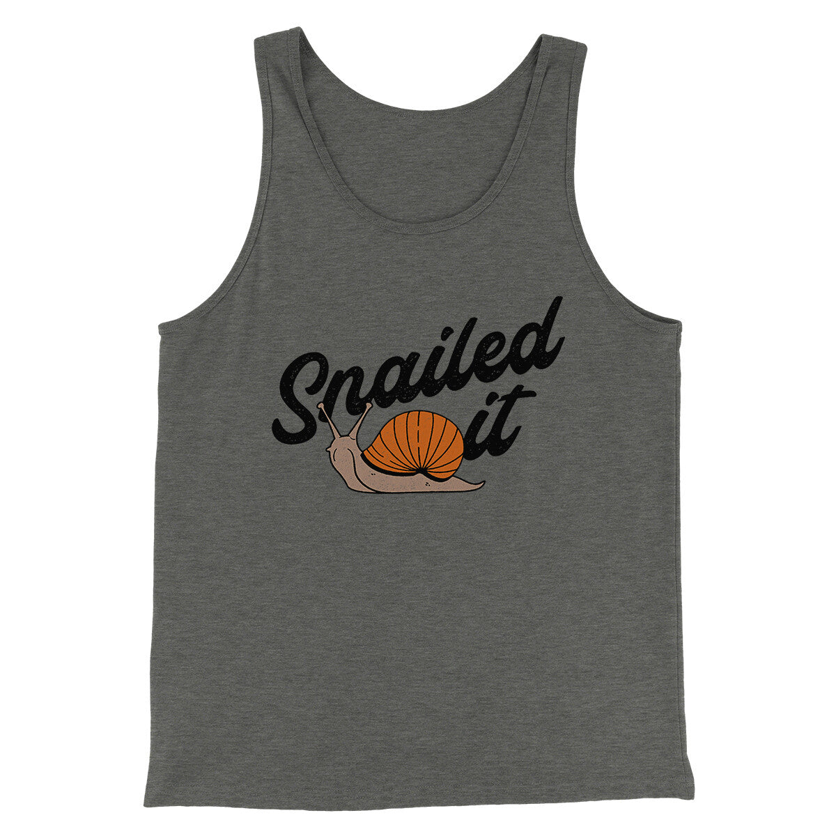 Snailed It Funny Men/Unisex Tank Top | Funny Shirt from Famous In Real Life