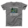 Go Outside The Graphics Are Amazing Funny Men/Unisex T-Shirt Deep Heather | Funny Shirt from Famous In Real Life