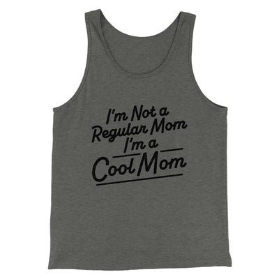 I'm Not A Regular Mom I'm A Cool Mom Funny Movie Men/Unisex Tank Top Deep Heather | Funny Shirt from Famous In Real Life