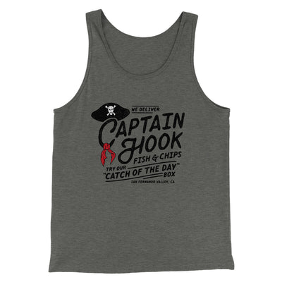 Captain Hook Fish And Chips Funny Movie Men/Unisex Tank Top Deep Heather | Funny Shirt from Famous In Real Life