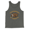 Touchdowns And Turkeys Funny Thanksgiving Men/Unisex Tank Top Deep Heather | Funny Shirt from Famous In Real Life