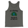 I'm A Peacock You Gotta Let Me Fly Funny Movie Men/Unisex Tank Top Deep Heather | Funny Shirt from Famous In Real Life