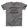 Official Taste Tester Men/Unisex T-Shirt Deep Heather | Funny Shirt from Famous In Real Life