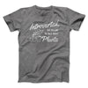 Introverted But Willing To Talk About Plants Men/Unisex T-Shirt Deep Heather | Funny Shirt from Famous In Real Life