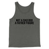 Not A Dad Bod A Father Figure Funny Men/Unisex Tank Top Deep Heather | Funny Shirt from Famous In Real Life