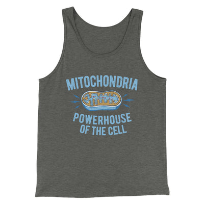 Mitochondria Powerhouse Of The Cell Men/Unisex Tank Top Deep Heather | Funny Shirt from Famous In Real Life