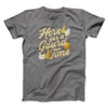 Here For A Gourd Time Funny Thanksgiving Men/Unisex T-Shirt Deep Heather | Funny Shirt from Famous In Real Life