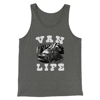 Van Life Men/Unisex Tank Top Deep Heather | Funny Shirt from Famous In Real Life