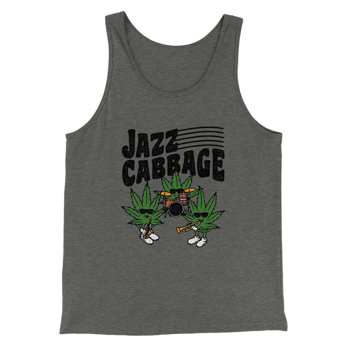 Jazz Cabbage Funny Men/Unisex Tank Top | Funny Shirt from Famous In Real Life
