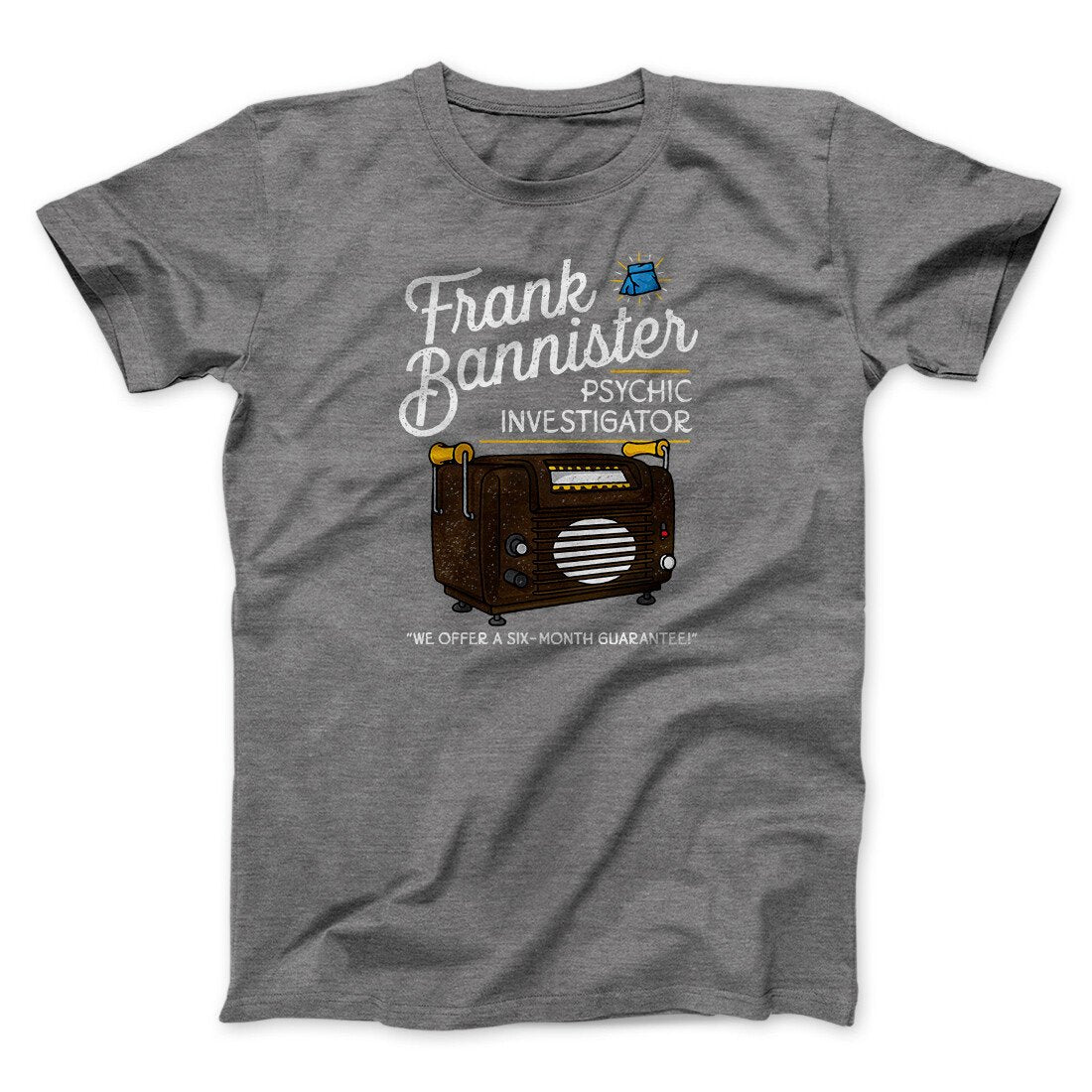 Frank Bannister Psychic Investigator Funny Movie Men/Unisex T-Shirt Deep Heather | Funny Shirt from Famous In Real Life