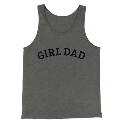 Girl Dad Men/Unisex Tank Top Deep Heather | Funny Shirt from Famous In Real Life