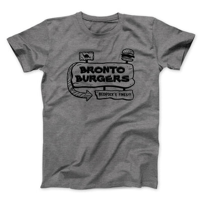Bronto Burgers Men/Unisex T-Shirt Deep Heather | Funny Shirt from Famous In Real Life