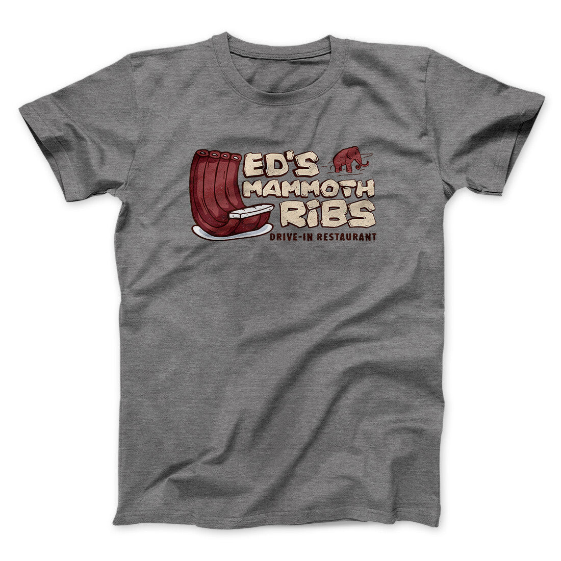 Ed's Mammoth Ribs Men/Unisex T-Shirt | Funny Shirt from Famous In Real Life