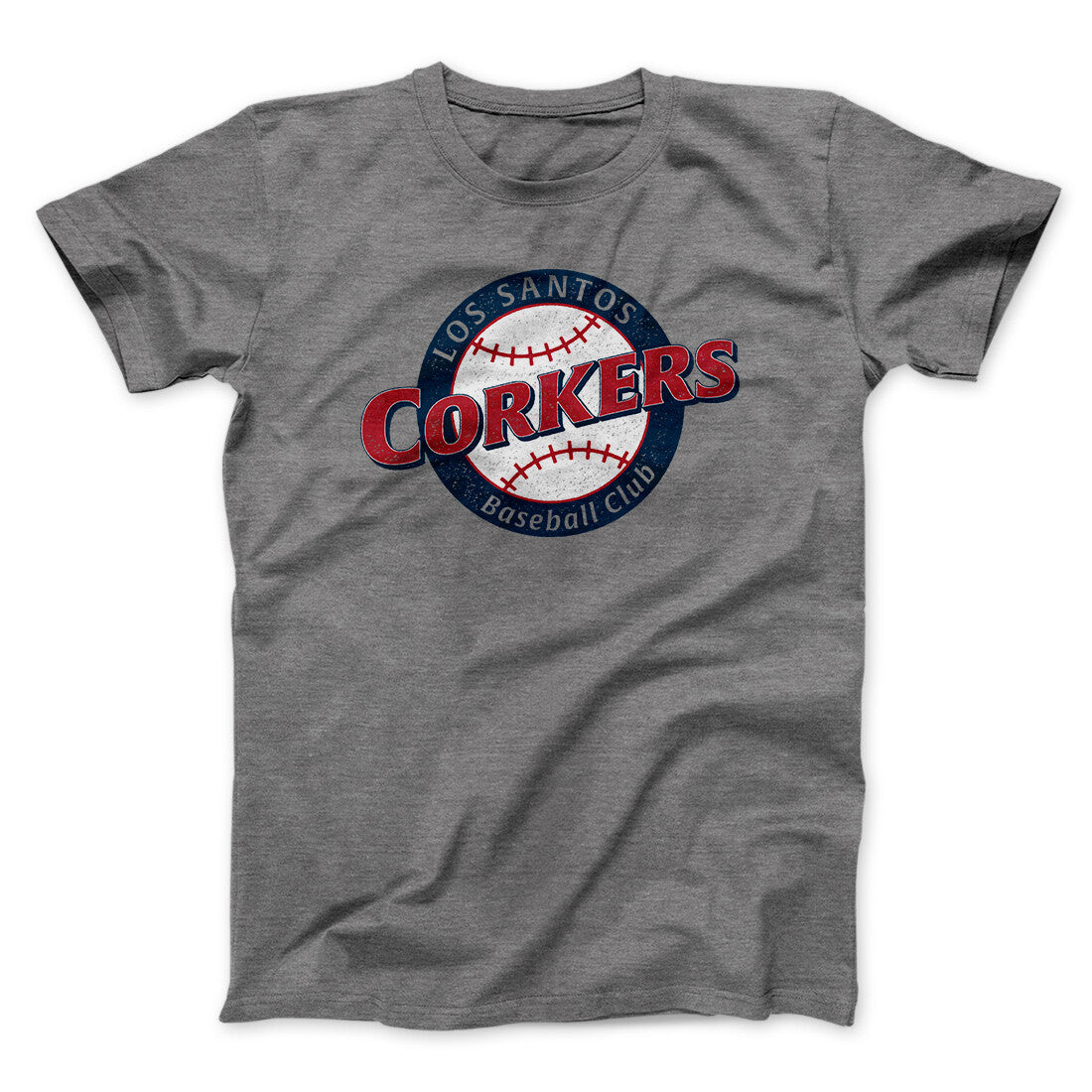 Los Santos Corkers Men/Unisex T-Shirt Deep Heather | Funny Shirt from Famous In Real Life