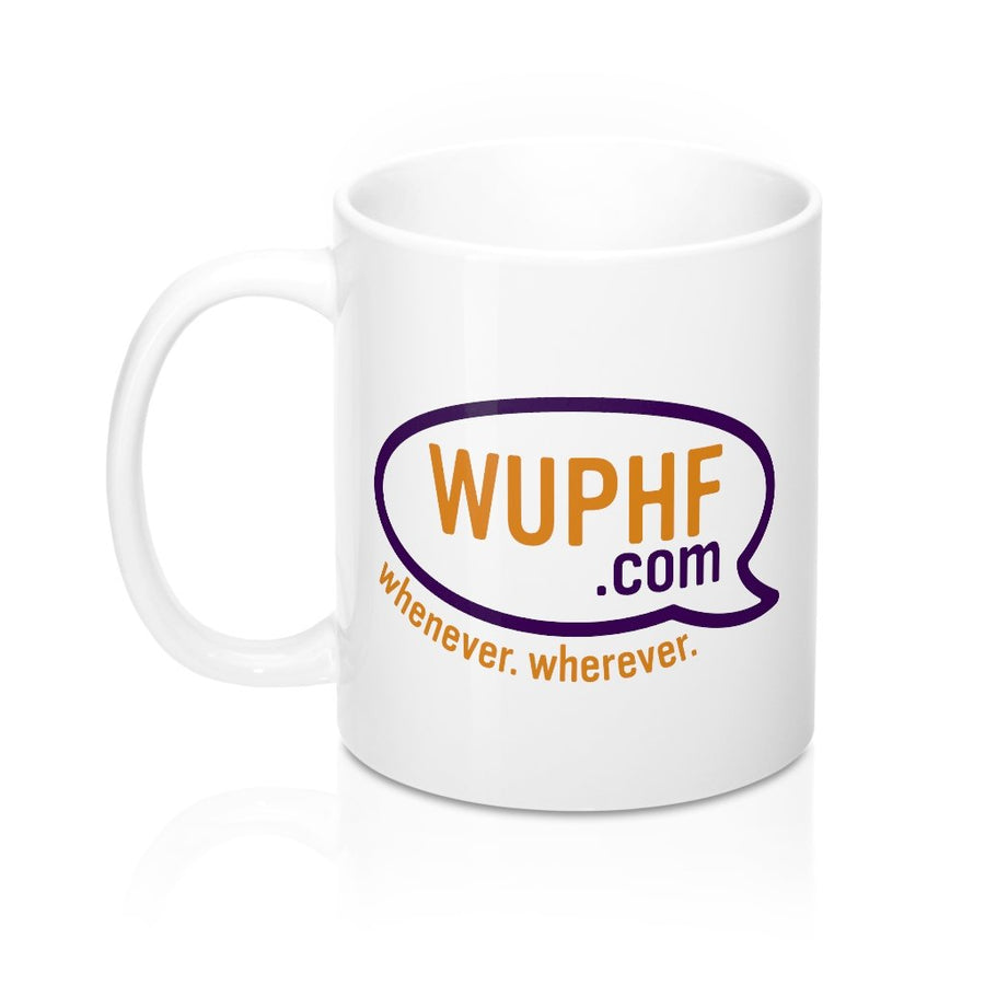 WUPHF.com Coffee Mug | Funny Shirt from Famous In Real Life