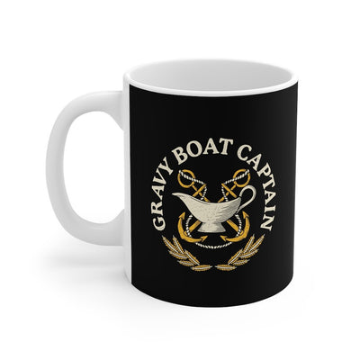 Gravy Boat Captain Coffee Mug 11oz | Funny Shirt from Famous In Real Life